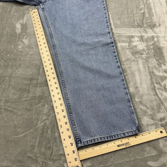 Levis‎ Jeans Mens 42x30 Blue 550 Relaxed Fit Straight Leg Light Wash Denim Y2K - Picture 5 of 9